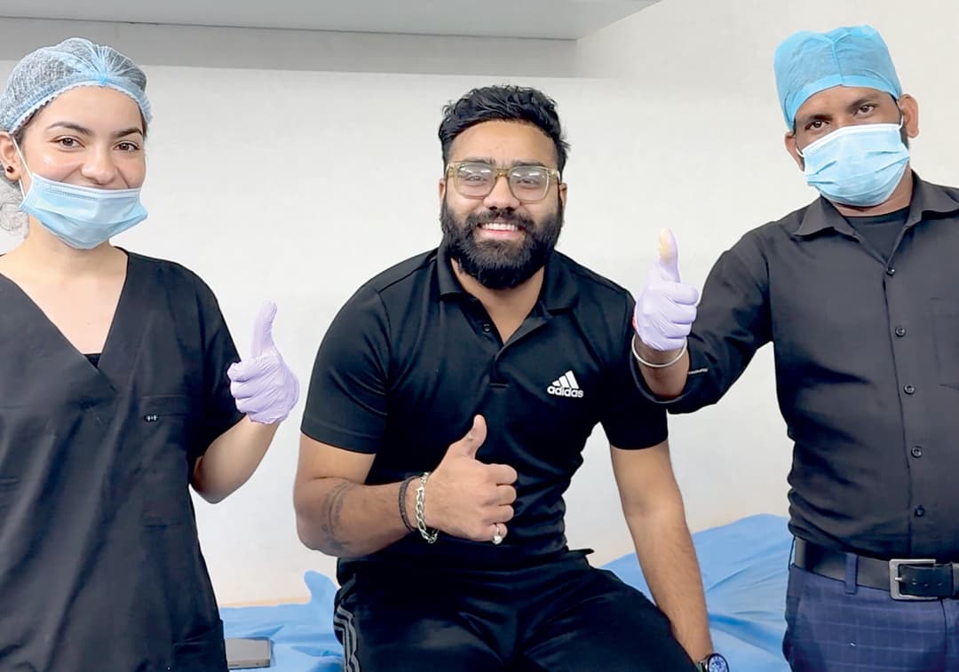 Hair transplant result — Ryan Clinic Delhi
